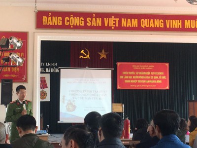 Tập huấn công tác phòng cháy, chữa cháy