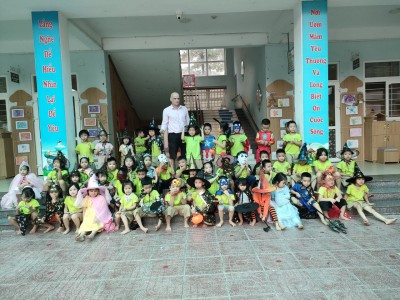 Sôi động lễ hội Halloween tại trường Mầm non Hương Sen