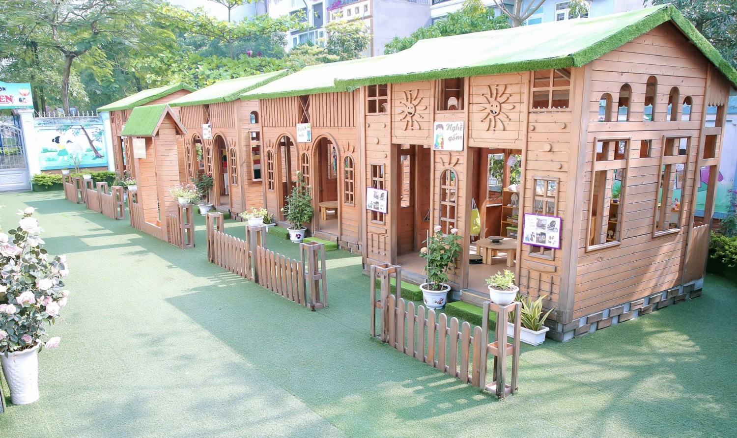 Trường MN Hương sen xây dựng môi trường xanh, an toàn, thân thiện và hạnh phúc!