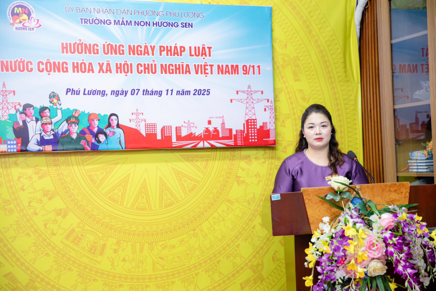 TỔ CHỨC LỄ HƯỞNG ỨNG “NGÀY PHÁP LUẬT NƯỚC CỘNG HÒA XÃ HỘI CHỦ NGHĨA VIỆT NAM” NĂM 2025